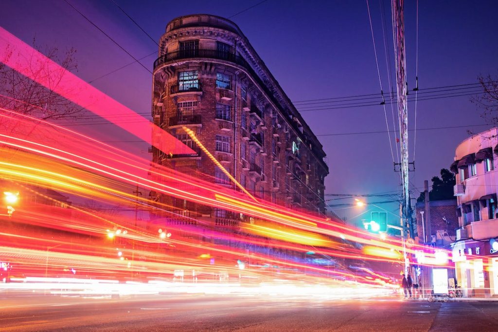 cityscape timelapse photos showing speed